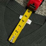 New Denim & Co Green Cable Knit Long Sleeve V neck Sweater MP Size undefined Photo 11