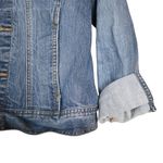 IZOD  Women's Distressed S Blue Denim Jacket Photo 4