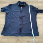 Karen Scott sport black track suit jacket Photo 5