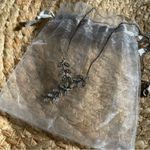 Pandora  Sparkling Leaves Silver Necklace Photo 1