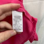 Monteau  Los Angeles women's pink ruffle cap sleeve business attire blouse M Photo 3