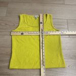 St. John  Lime Green Santana Knit Wool Blend Tank Top Sleeveless Size P Photo 1