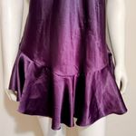 Vtg Angelique Satin Chemise Nightgown-Medium-Spaghetti Strap-Slip Dress-Ruffle Photo 3