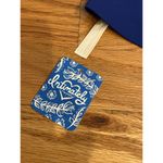 Free People New Intimately  Nina Bandeau Bralette Lingerie Bra Blue Flame Large Photo 2