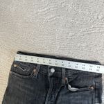 Levi's Women's 27 Wedgie Skinny Black High Rise Jeans Raw Hem Photo 4