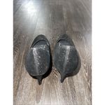 Fioni Night Womens Size 7 Platform Heels Sparkly Silver and Black Pumps S Photo 2