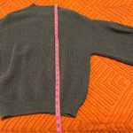 Leith  Blouson Sleeve Grey Ribbed Sweater Size XS Photo 5