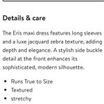 Daska dress Dusty Tan maxi faux wrap long sleeve rose gold bar accent large NEW Photo 8