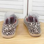 Sanuk Kariba Sidewalk Surfer Leopard Print Espadrille Hemp Slip On Shoe 7 Photo 5