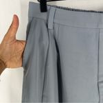 Halara  Gray Mid Rise Pocket Barrel Leg Work Pants Pull-On NWT Size M Photo 4