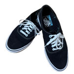Vans ComfyCush black low profile canvas shoes size 9 Photo 0