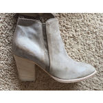 Aquatalia  by Marvin K Brown Leather Side Zip Block Heel Italian Made Boots 8.5 Photo 9