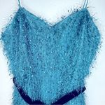 ZARA  Blue Fringed‎ Belted Playsuit Romper Size L NWT Photo 7