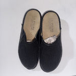 La Plume Italian Leather Black Woven Minimalist Clogs Mules US 7.5 Photo 12