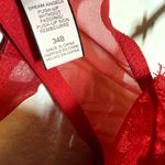 Victoria's Secret  Dream Angels Push-Up Bra Without Padding Lace Velvet Red 34B Photo 3