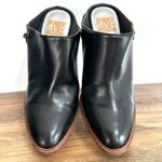 Dolce Vita Black Leather Heeled Mules Clogs 7.5 Braided Strap Wooden Block Heel Photo 1