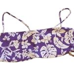 Stone Fox Swim NWT Floral Bliss Kauai Bikini Top Swim Spaghetti Straps XS Purple Photo 11