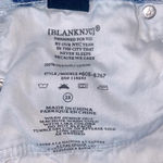 BLANK NYC jean shorts 28 the barrow vintage high rise short shorts 100% cotton Photo 6