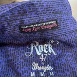 Rock 47 by Wrangler Purple Snake Print Embellished Long Sleeve Western Shirt M Size M Photo 7