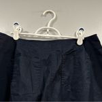 New York & Co Navy Tab Roll Up Pants Size 10 Blue Photo 3
