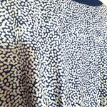 Vintage Hal Hardin Long Sleeve Navy & White Pleated Dress W/ Belt & Gold Buttons Blue Size 14 Photo 13