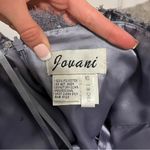 Jovani Purple & Gold Embellished Strapless Dress Photo 6