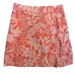 NWT Rip Skirt coral Hawaiin print ‎ skirt size medium Orange Photo 0