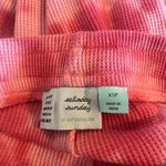 Anthropologie  Janelle Waffle Pink‎ Tie Dye Joggers Size XS Photo 2