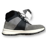 Geox Braies Waterproof Faux Fur Lined Hiking Snow Boots Grey Black New 10 Winter Photo 1