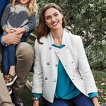 CAbi  Style 3028 Charlie Oatmeal Ponte Knit Blazer Jacket Size Size XS Photo 0