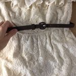 Speechless New Lacey Strapless Dress with Belt Super Sexy Ivory/Cream Medium Photo 2