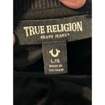 True Religion  Velvet Crop Sweatshirt Gold Detail Size Large Photo 6