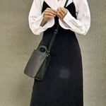 Madewell Layton Sadie Midi Cami- Slip Dress In True Black Size 0 Photo 3