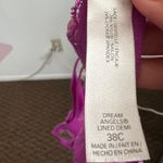 Victoria's Secret Victoria’s Secret Dream Angels Bra Purple Lace 38C Lingerie Coquette Photo 3