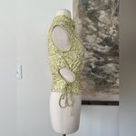 Open Edit  Ruched Cutout Mock Neck Top Size XS Photo 5