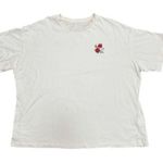 Converse  Women XXL  Graphic flower Print T-Shirt Short-sleeve offwhite oversized Photo 0