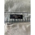 J.Crew  Jeans Straight Leg Crop Raw Hem Big Pockets Button Fly Photo 4