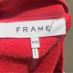 frame denim Frame red cropped pullover sweatshirt Photo 3