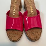 Aerosoles Aerosols Hot Pink Kork Wedge Sandals  Photo 2