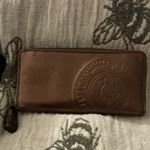 Juicy Couture A HTF Vintage Rare Brown Leather Zip Around Wallet Photo 1