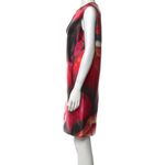 Nwot Nadeem khan floral print silk dress Size 6 Photo 12