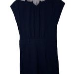 Alice by Temperley black mini romper embroidered floral shoulders sz US 4 Photo 1