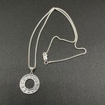 Moon Phase Sterling Silver Necklace Popcorn Chain Photo 0