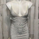 Akira  PRETTY AND CLASSY MINI DRESS WITH RHINESTONE BODY WHITE Photo 0