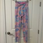 Love Shack Fancy  x Beach Riot Dana Pastel Tie Dye Leggings Size Small Photo 1