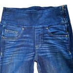 Spanx The Signature Straight Jeans Sz 8 Dark Wash High Waisted 4 Way Stretch Photo 2