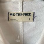 Free People ‎ Jayde Flare Leg Jumpsuit White L Photo 3