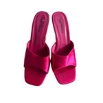 superdown Pink Fabric Martini Heels Sandals Size 9 Photo 2