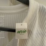 Aerie White  Fireside Long Sleeve Henley T-Shirt Photo 2