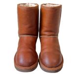 UGG  Classic Short II Water-resistant Warm Chestnut Leather Boot Photo 11